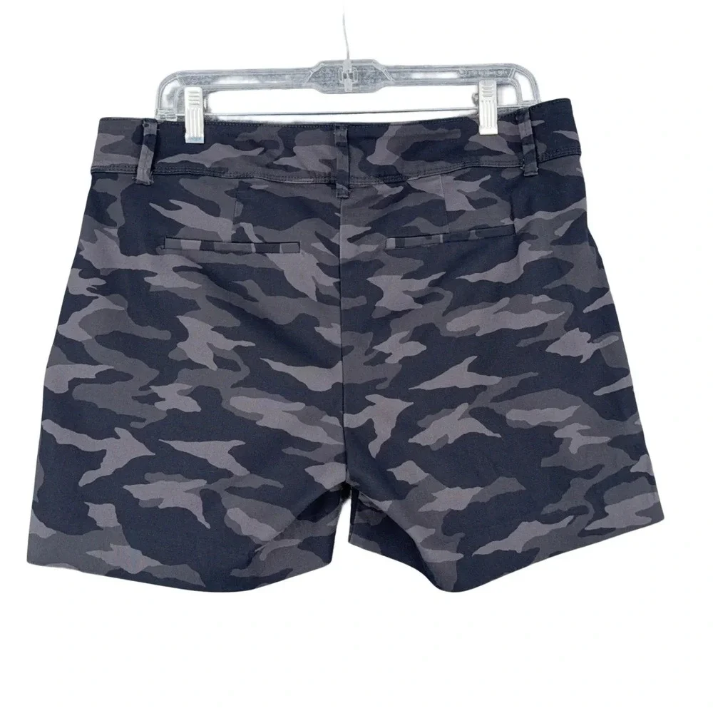 Isaac Mizrahi New‎ York Womens Camo Print Flat Front Shorts Size 10